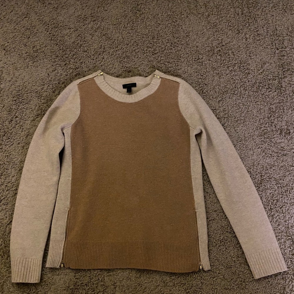 JCrew wool beige sweater